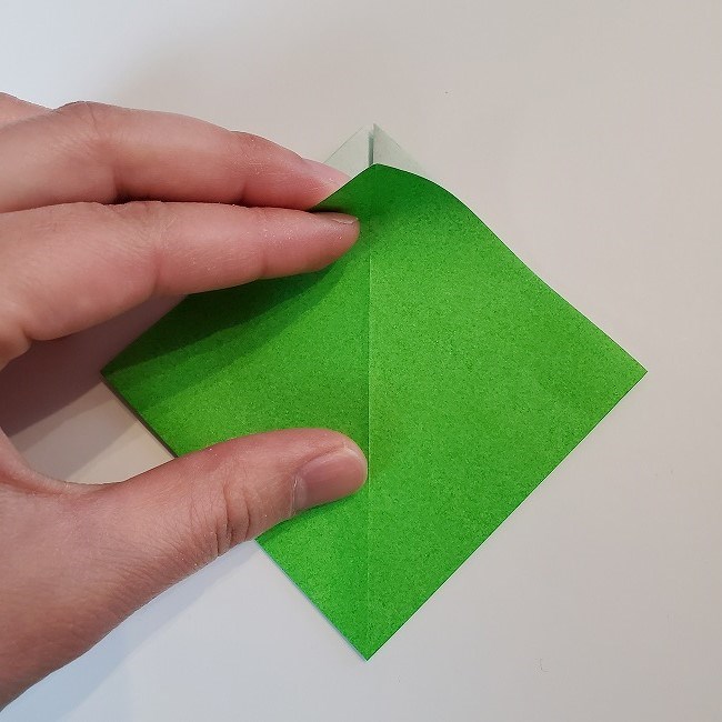 折り紙 菜の花(立体)の折り方作り方2土台 (8)