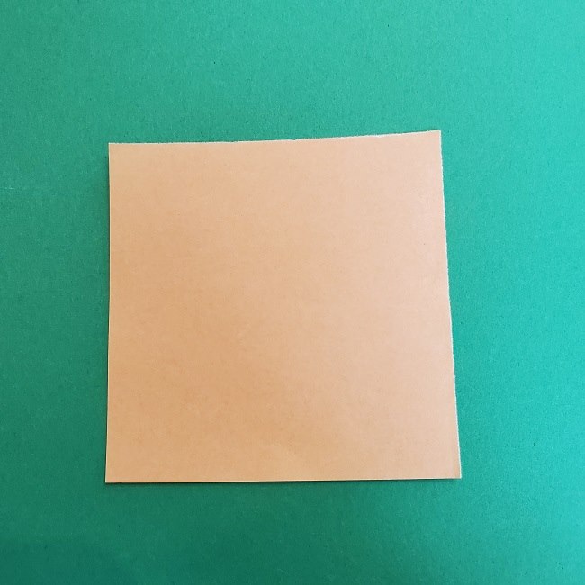 折り紙 魔女の宅急便『キキ』折り方作り方１顔 (1)