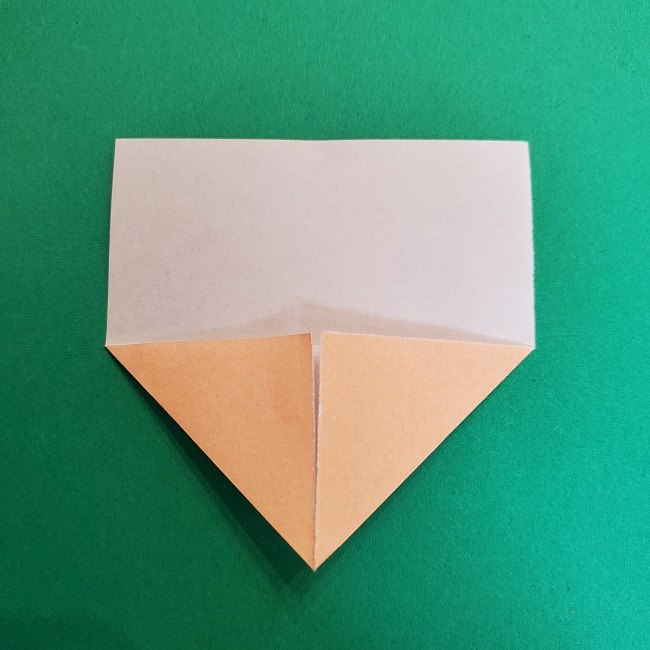 折り紙 魔女の宅急便『キキ』折り方作り方１顔 (4)