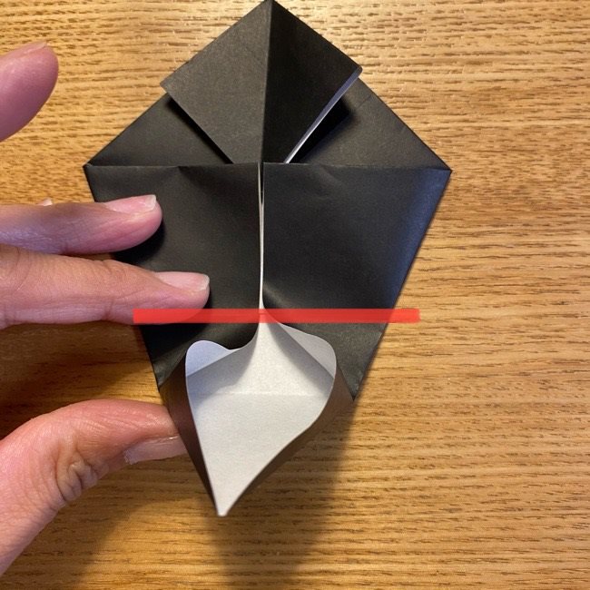 折り紙のカオナシ＊折り方作り方 (17)