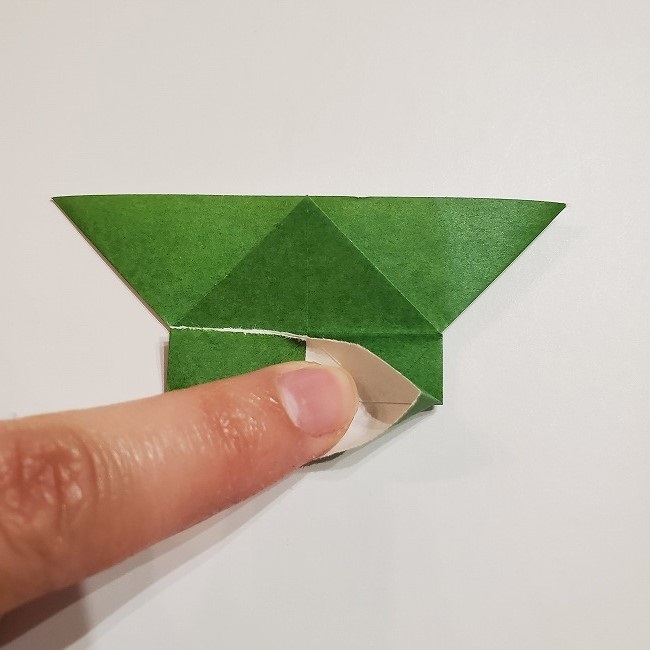 折り紙のクローバー(4枚ver)＊折り方・作り方1葉っぱ (17)
