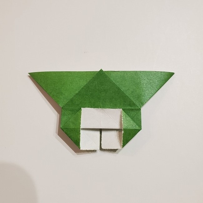折り紙のクローバー(4枚ver)＊折り方・作り方1葉っぱ (19)
