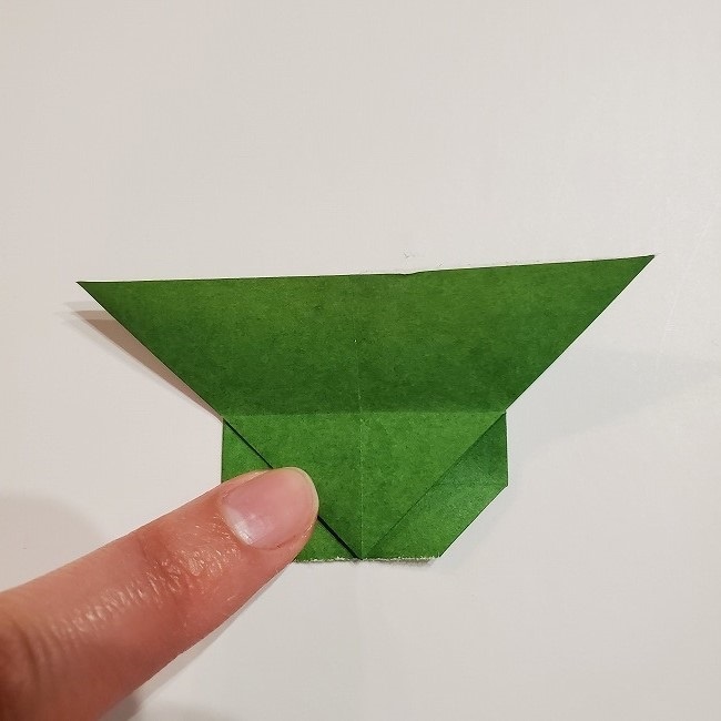 折り紙のクローバー(4枚ver)＊折り方・作り方1葉っぱ (21)