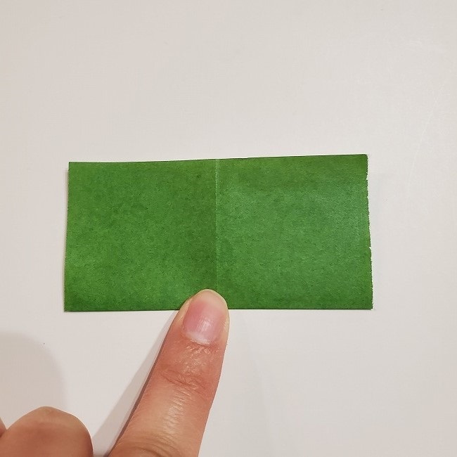 折り紙のクローバー(4枚ver)＊折り方・作り方1葉っぱ (3)