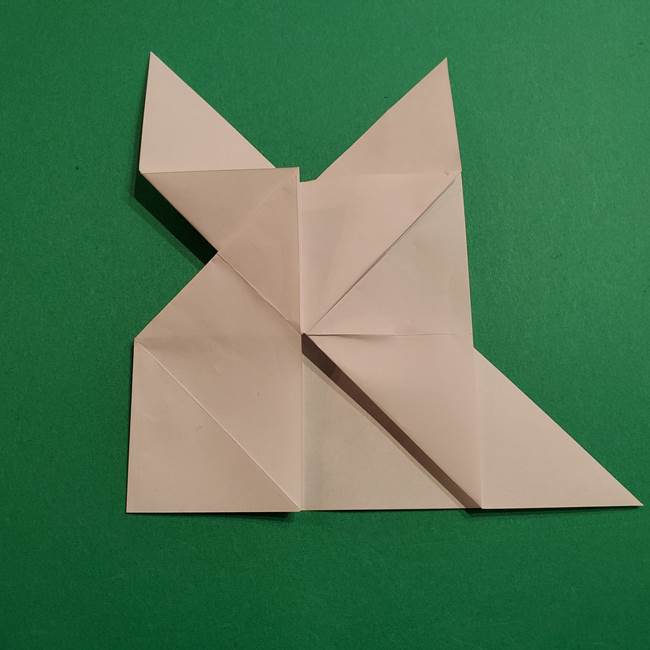 折り紙のヒバニーの折り方☆ポケットモンスター(24)