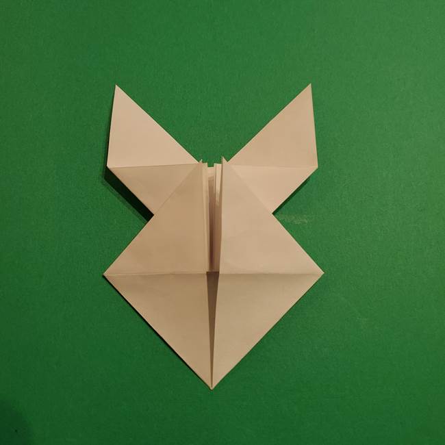 折り紙のヒバニーの折り方☆ポケットモンスター(28)