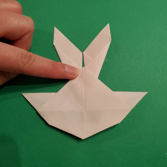 折り紙のヒバニーの折り方☆ポケットモンスター(40)