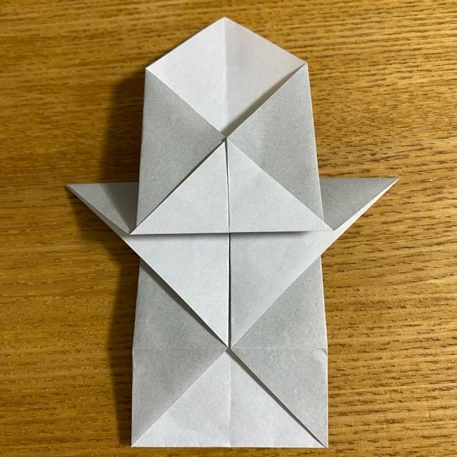 折り紙のフクロウはリアルでかわいい♪折り方作り方 (18)