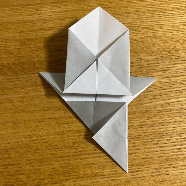 折り紙のフクロウはリアルでかわいい♪折り方作り方 (19)