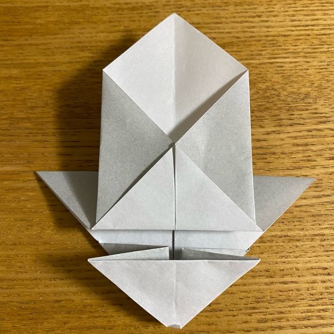 折り紙のフクロウはリアルでかわいい♪折り方作り方 (25)
