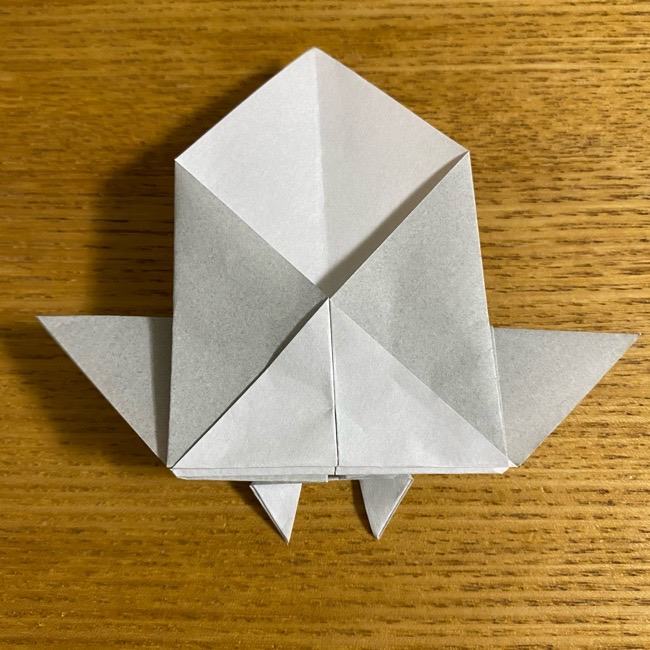 折り紙のフクロウはリアルでかわいい♪折り方作り方 (30)