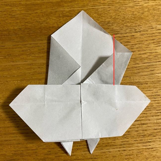 折り紙のフクロウはリアルでかわいい♪折り方作り方 (34)