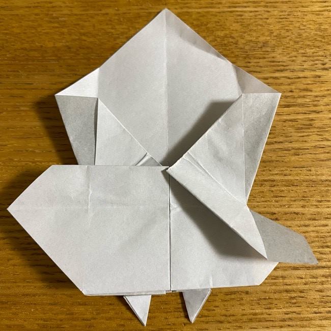 折り紙のフクロウはリアルでかわいい♪折り方作り方 (36)