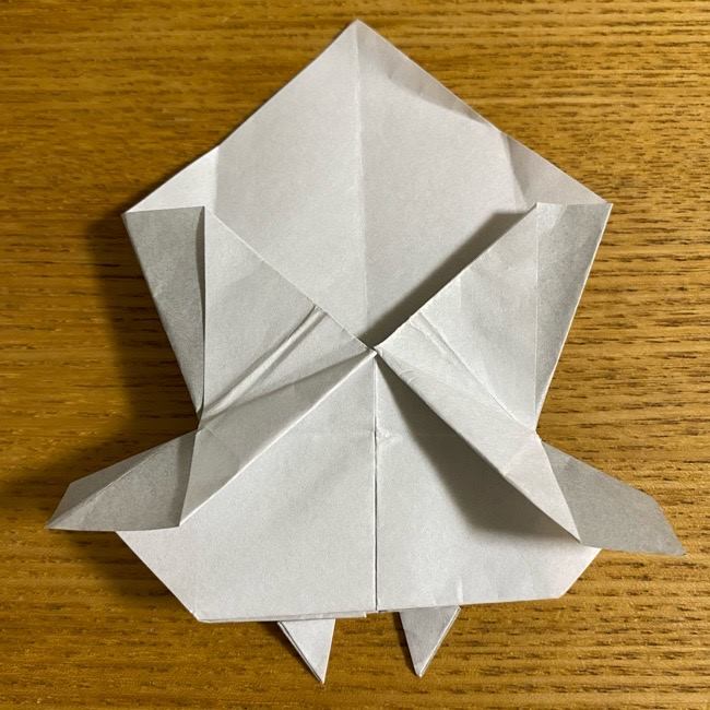折り紙のフクロウはリアルでかわいい♪折り方作り方 (37)