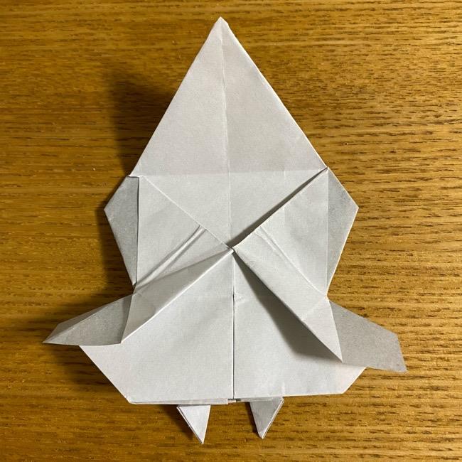 折り紙のフクロウはリアルでかわいい♪折り方作り方 (43)