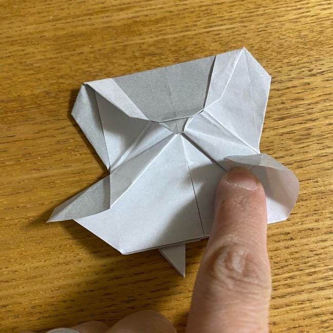 折り紙のフクロウはリアルでかわいい♪折り方作り方 (48)