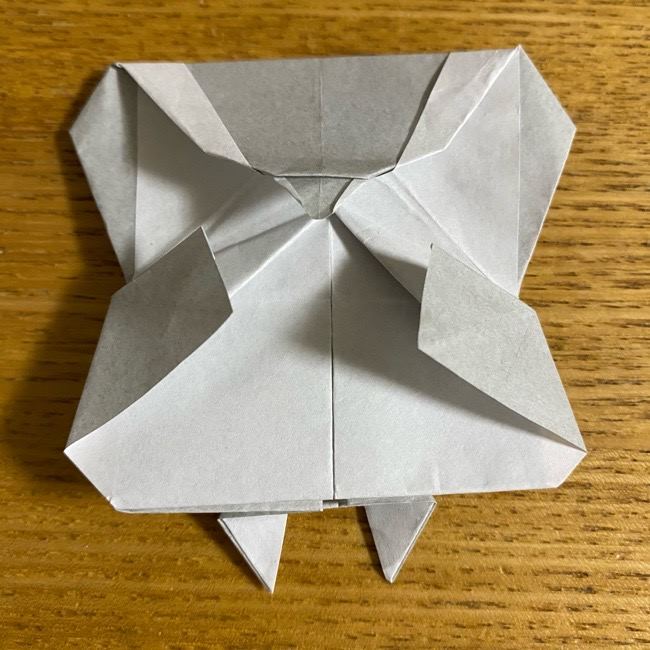 折り紙のフクロウはリアルでかわいい♪折り方作り方 (50)