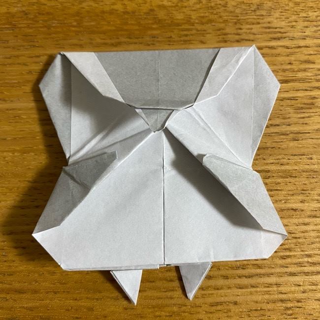 折り紙のフクロウはリアルでかわいい♪折り方作り方 (52)