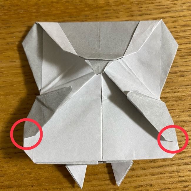 折り紙のフクロウはリアルでかわいい♪折り方作り方 (53)