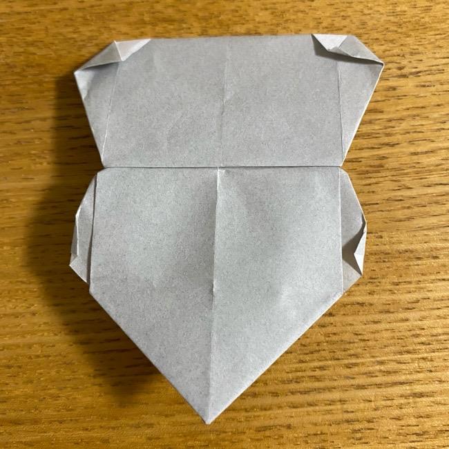 折り紙のフクロウはリアルでかわいい♪折り方作り方 (55)