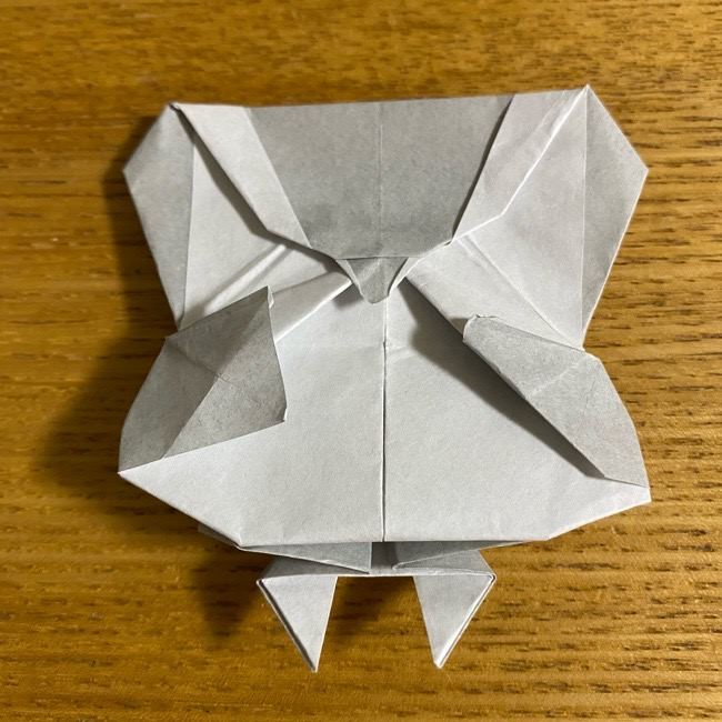 折り紙のフクロウはリアルでかわいい♪折り方作り方 (62)