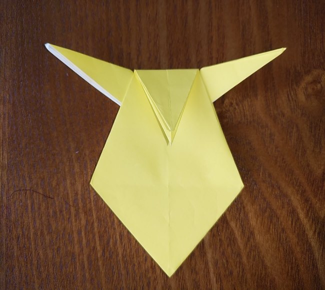 折り紙の折り方 ピカチュウ (12)