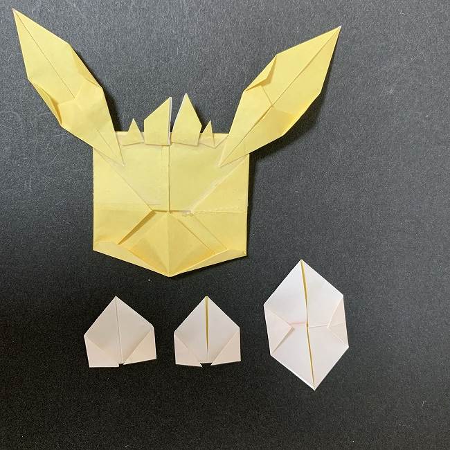 折り紙イーブイの作り方折り方 (27)