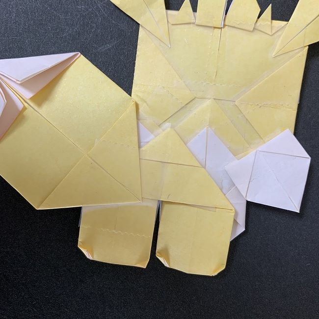折り紙イーブイの作り方折り方 (49)