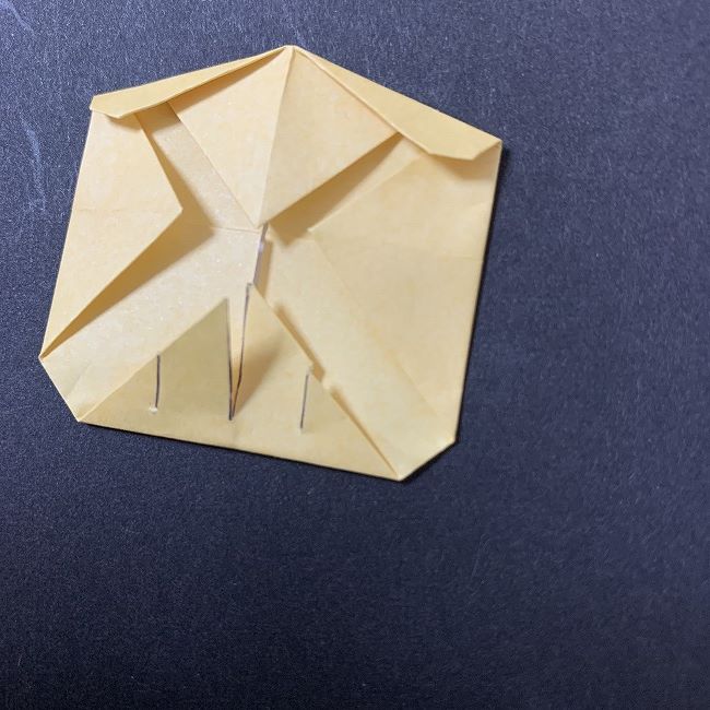 折り紙イーブイの作り方折り方 (8)
