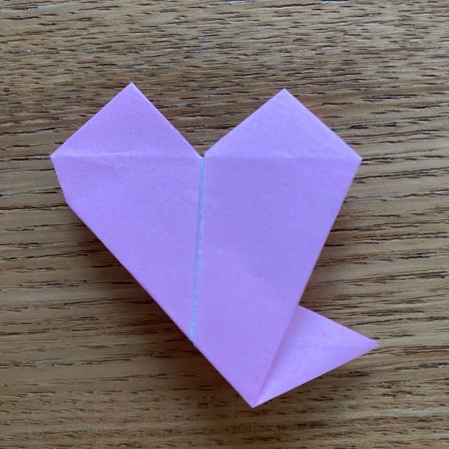 桜の折り紙 切らないで立体的につくる折り方作り方 (30)
