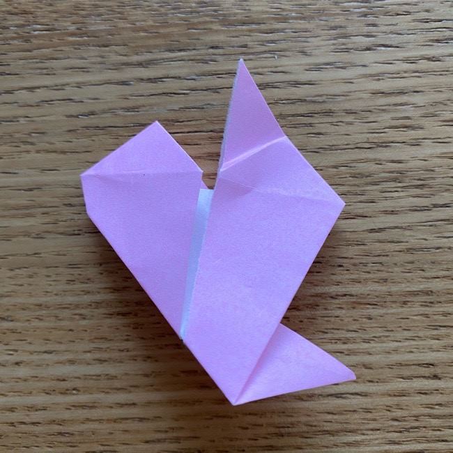 桜の折り紙 切らないで立体的で簡単な折り方作り方39