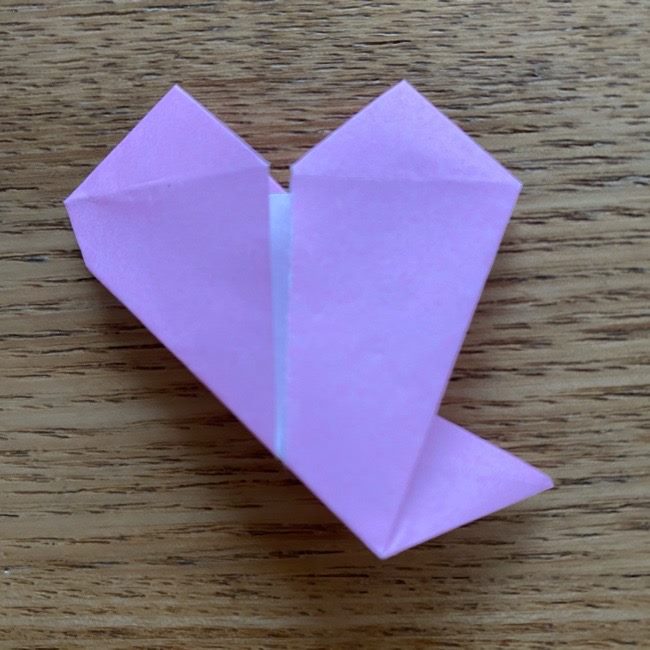 桜の折り紙 切らないで立体的につくる折り方作り方 (37)