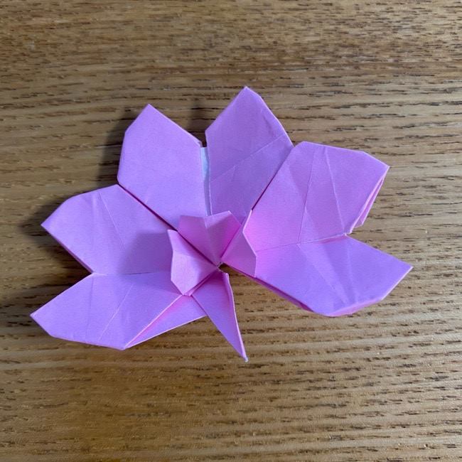 桜の折り紙 切らないで立体的で簡単な折り方作り方60