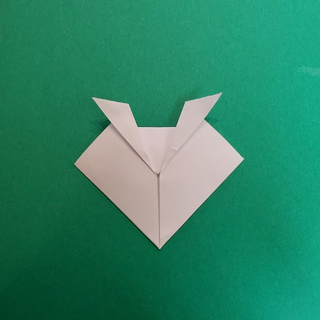 真菰のお面の折り紙 折り方 (5)