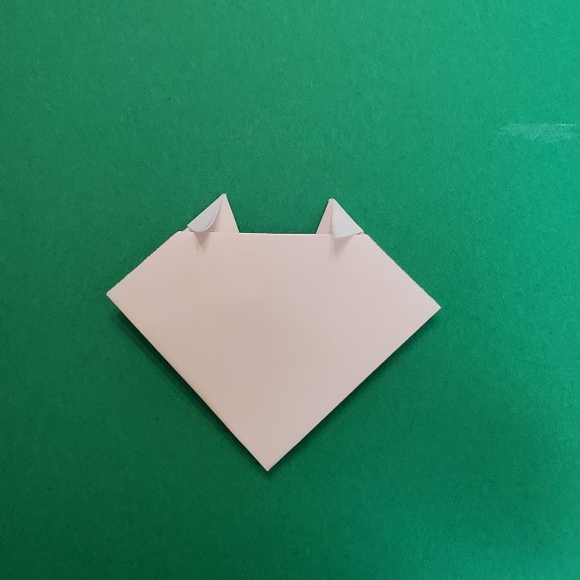 真菰のお面の折り紙 折り方 (7)