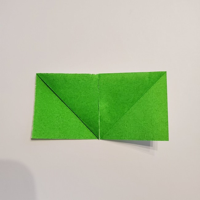 菜の花の折り紙 葉っぱの作り方・折り方 (8)