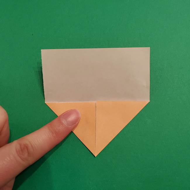鬼滅の刃 折り紙のはなこの折り方作り方1(4)