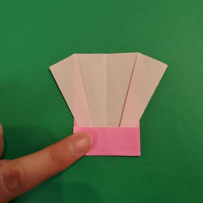 鬼滅の刃 折り紙のはなこの折り方作り方3(7)