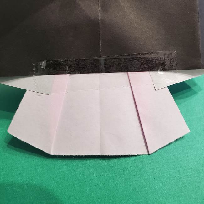 鬼滅の刃 折り紙のはなこの折り方作り方4(9)