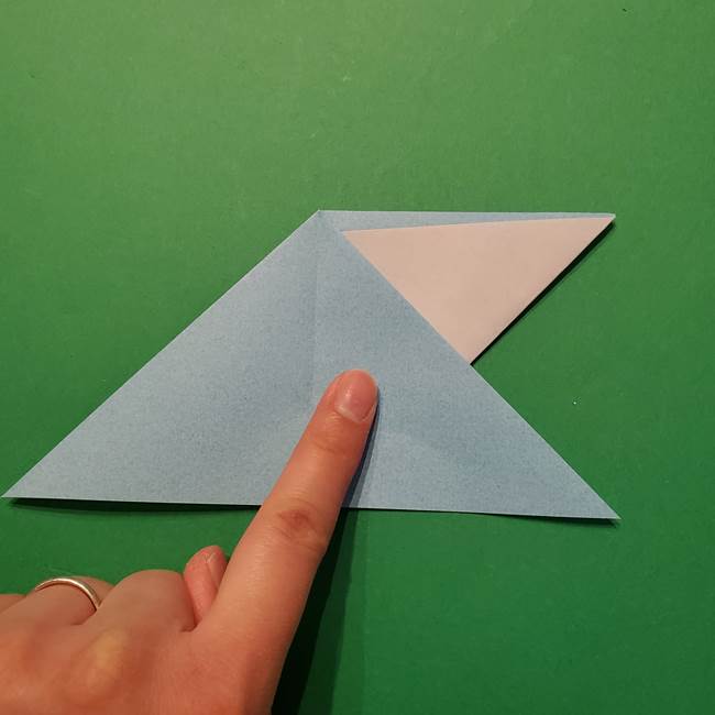 ポケモンの折り紙 インテレオンの折り方作り方は簡単 折り図つきで紹介 子供と楽しむ折り紙 工作