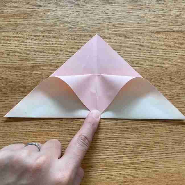 桜の折り紙 メッセージカードの折り方作り方 手紙を春らしく変身 子供と楽しむ折り紙 工作