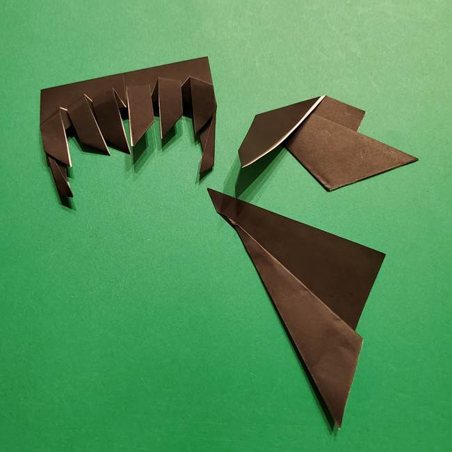 きめつのやいば よりいちの折り紙の折り方・作り方2髪(30)