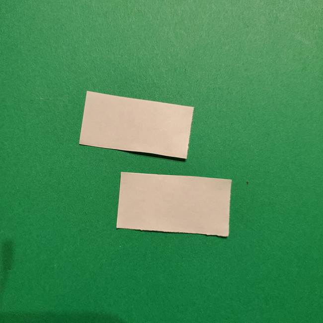 きめつのやいば よりいちの折り紙の折り方・作り方3耳飾り(2)