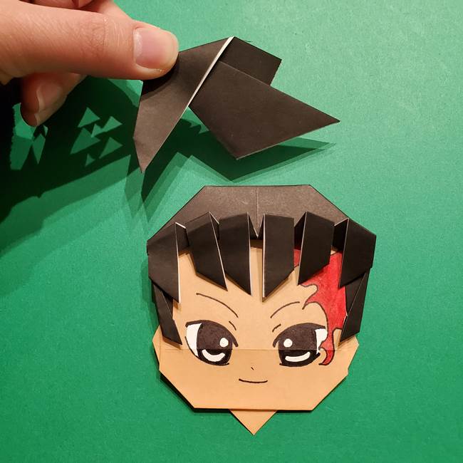 きめつのやいば よりいちの折り紙の折り方・作り方6調整(5)