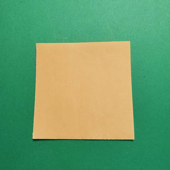 はがねづかの折り紙の折り方・作り方1顔(1)