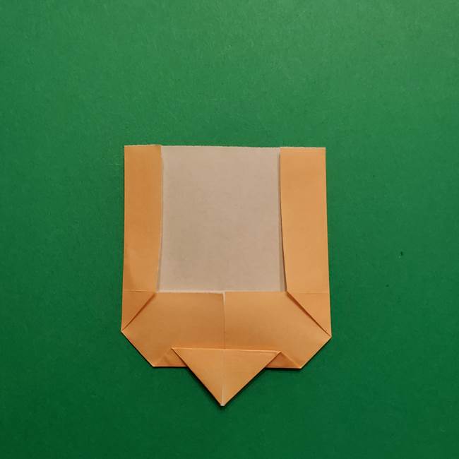 はがねづかの折り紙の折り方・作り方1顔(6)