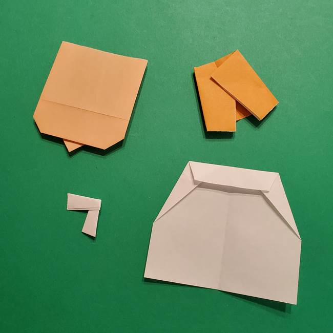 はがねづかの折り紙の折り方・作り方3着物(7)