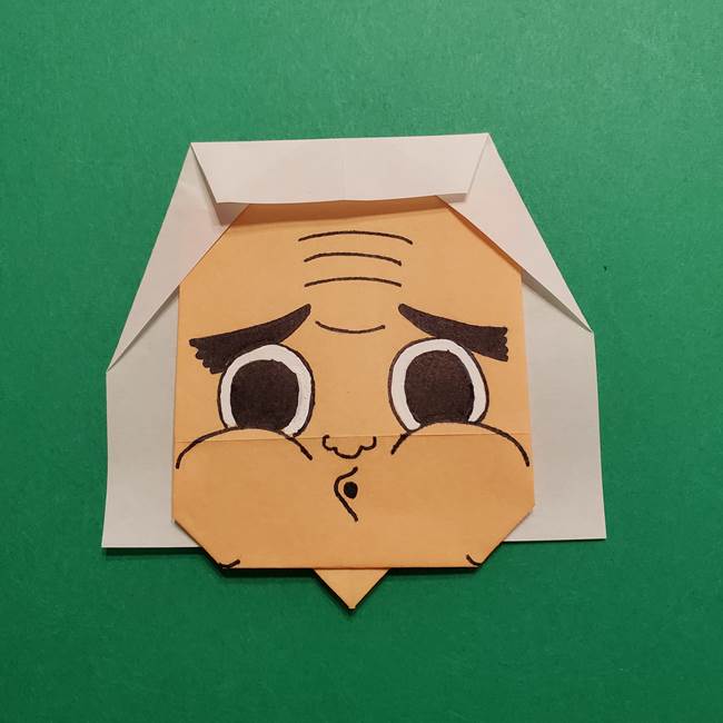 はがねづかの折り紙の折り方・作り方4調整(3)