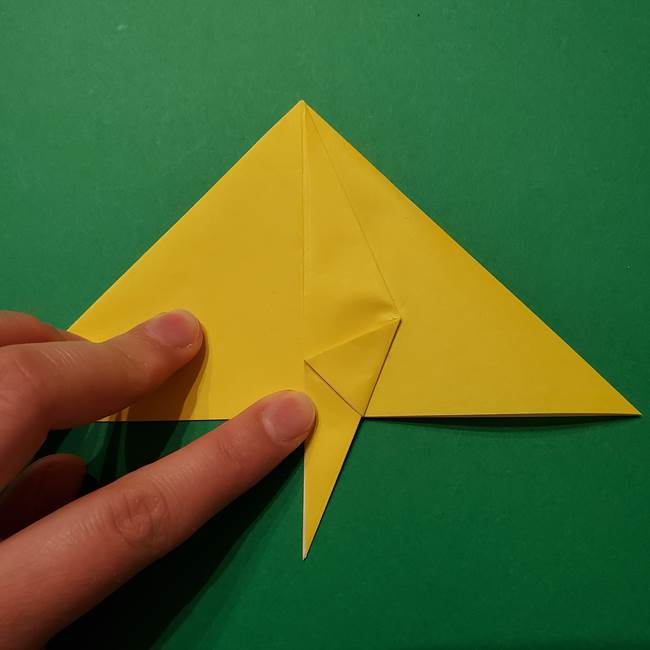 サルノリの折り紙の意外と簡単な作り方折り方(12)