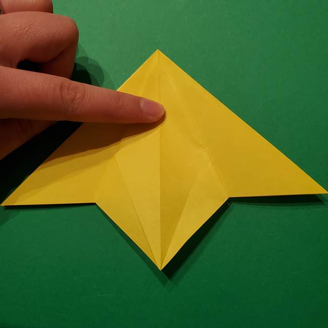 サルノリの折り紙の意外と簡単な作り方折り方(15)